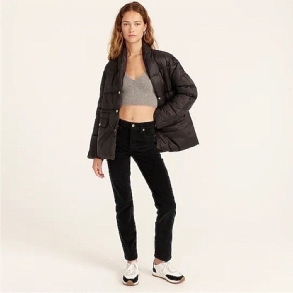 NWT J.Crew Black Corduroys - Vintage Slim Straight Style AB651